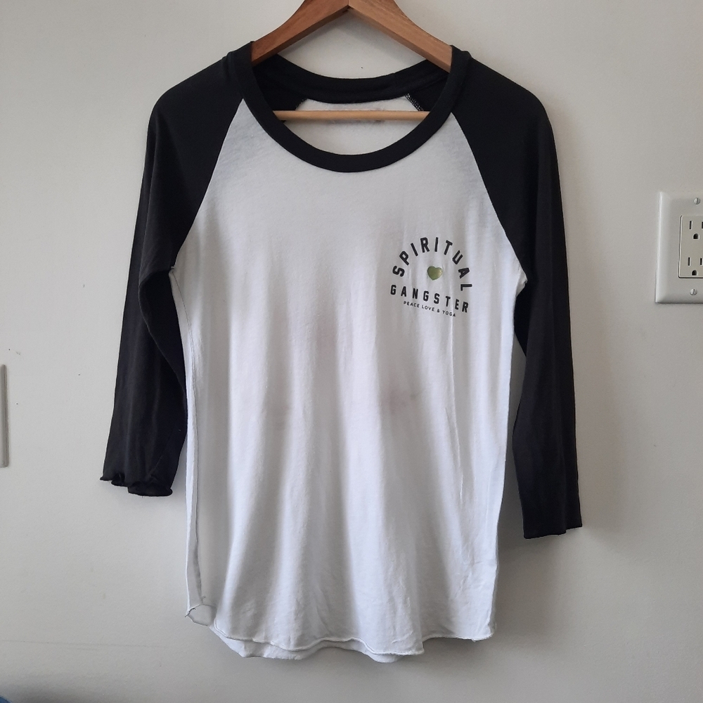 Spiritual Gangster Raglan Baseball Shirt